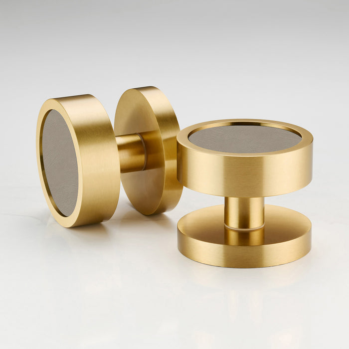 Paintable Mortice Door Knobs in Gold