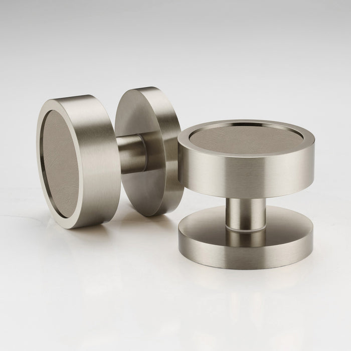 Paintable Mortice Door Knobs in Silver