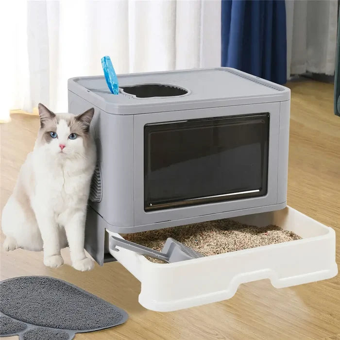PawHouse Foldable Cat Litter Box