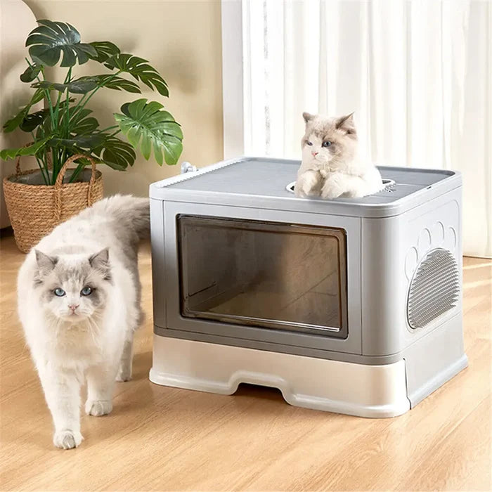 PawHouse Foldable Cat Litter Box