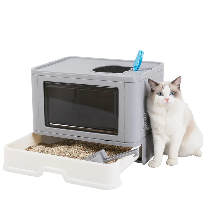 PawHouse Foldable Cat Litter Box