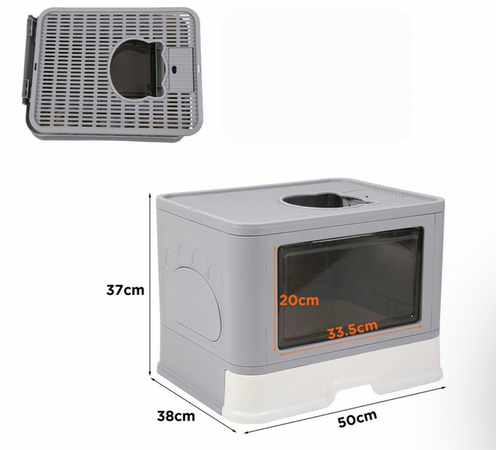 PawHouse Foldable Cat Litter Box