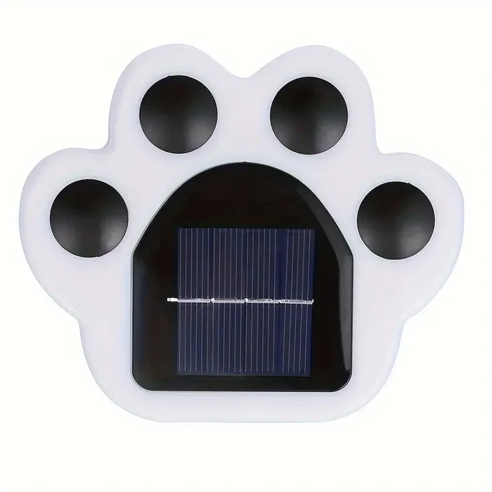 PawLight Solar – Paw Print Garden Light