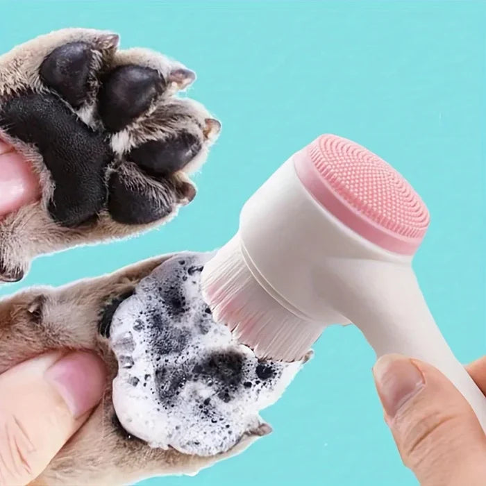 PawSpa Double-Sided Pet Paw Cleaning Brush