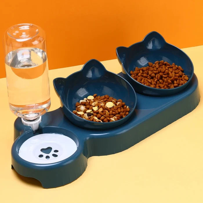 PawTriple 3-in-1 Pet Feeding Station