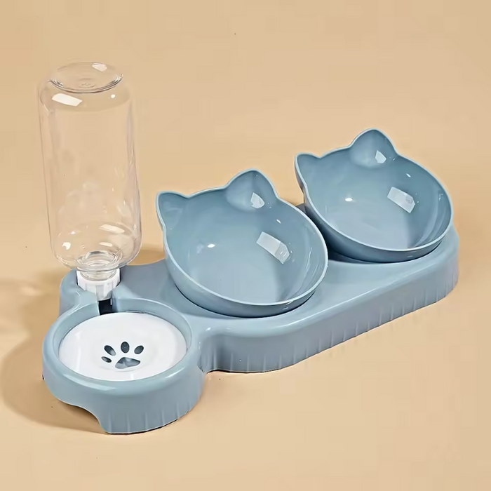 PawTriple 3-in-1 Pet Feeding Station