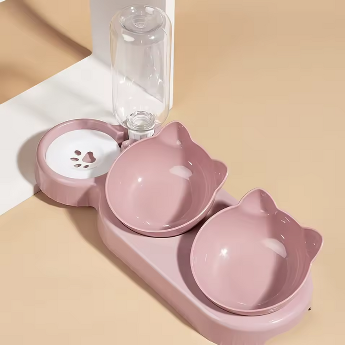 PawTriple 3-in-1 Pet Feeding Station