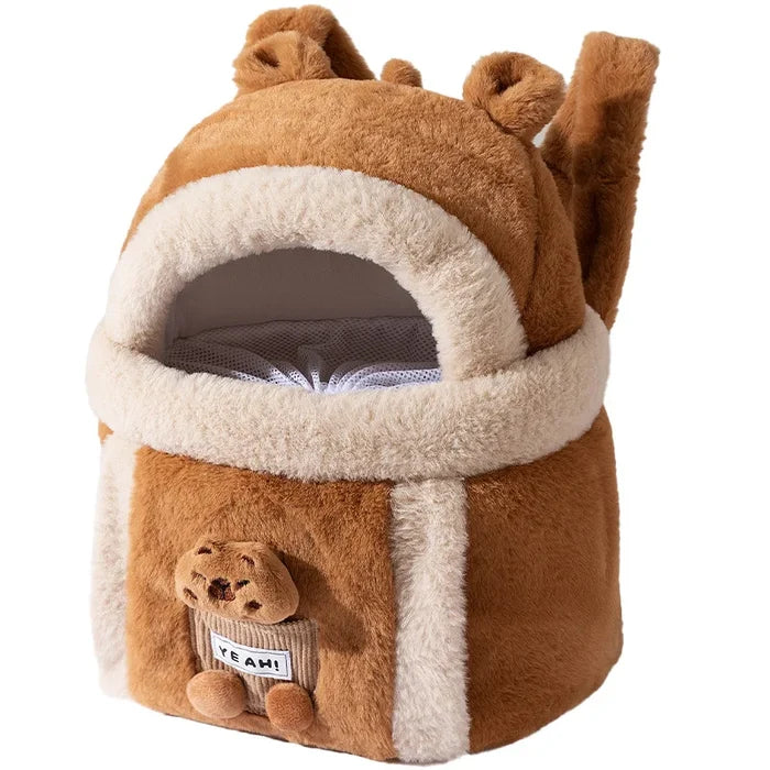 PawVoyage Cartoon Pet Carrier Bag