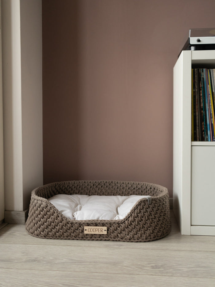 Personalized Recycled Cotton Pet Bed