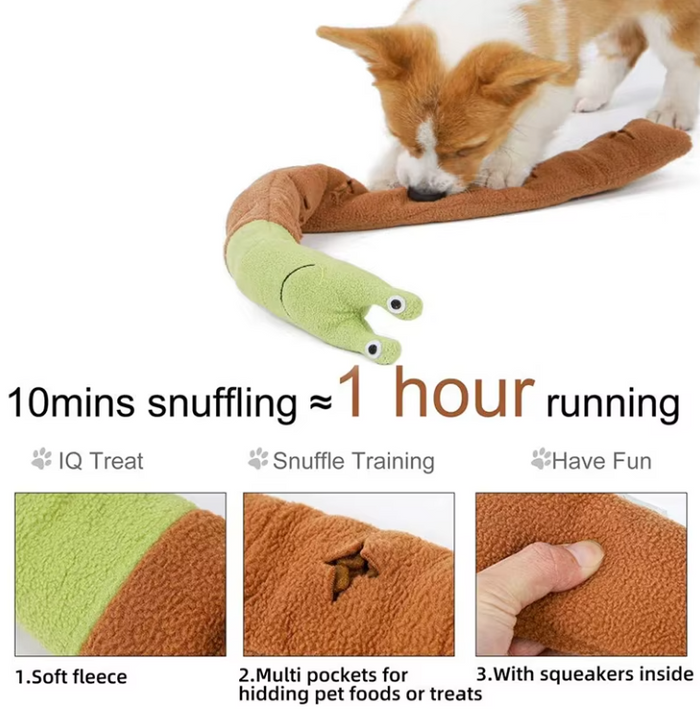 Pet Sniff Toy Squeaky Dog Foraging & Training Interactive Toy