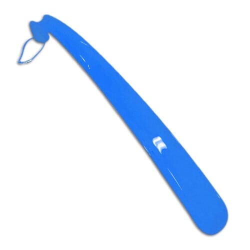 Image of Plastic Shoe Horn on a plain background.
