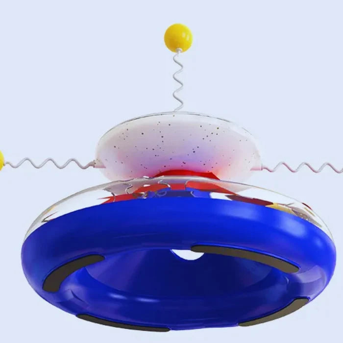 PlayUFO – Interactive Cat Toy with Feather & Ball