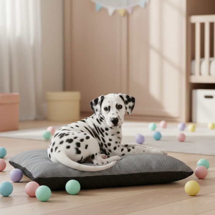 Polka Dot Lounger Grey (Cover Only) - for dogs Snug and Cosy Pets