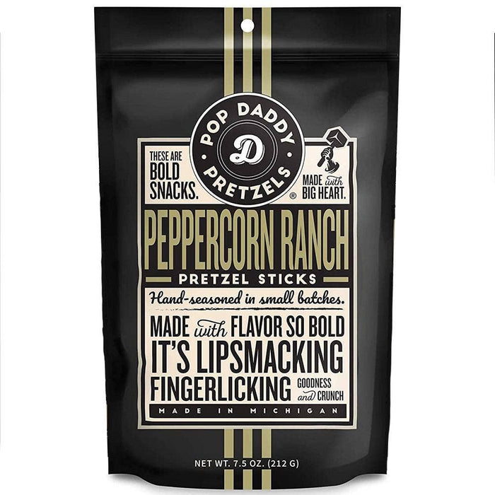 Pop Daddy Peppercorn Ranch Pretzel Sticks 7.5 OZ