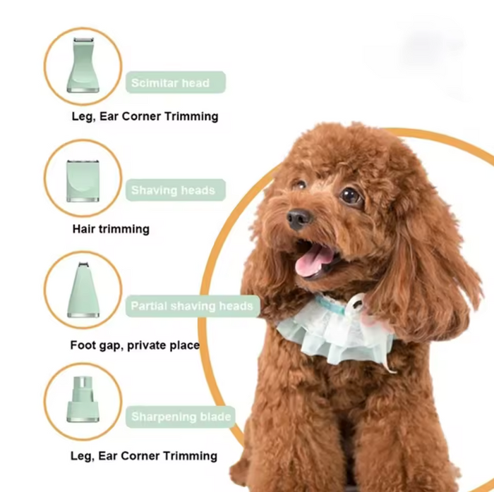 ProTrim 4-in-1 Pet Grooming Clipper Set
