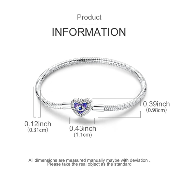Pulsera Corazon Morado