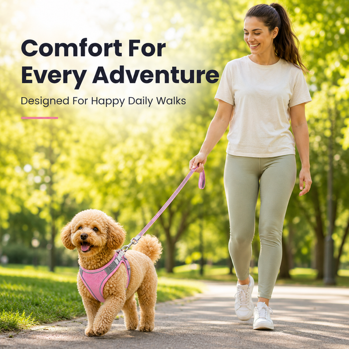 PuppyFlex Adjustable Harness & Leash Set