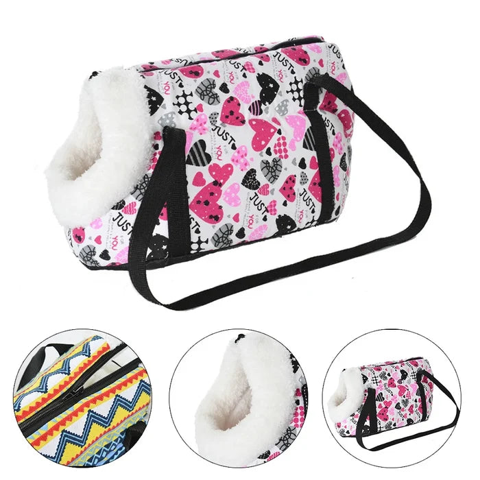 PupVoyager Fleece Dog & Cat Carrier Backpack