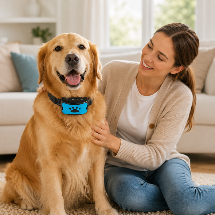 QuietPaws Gentle Anti-Bark Dog Collar