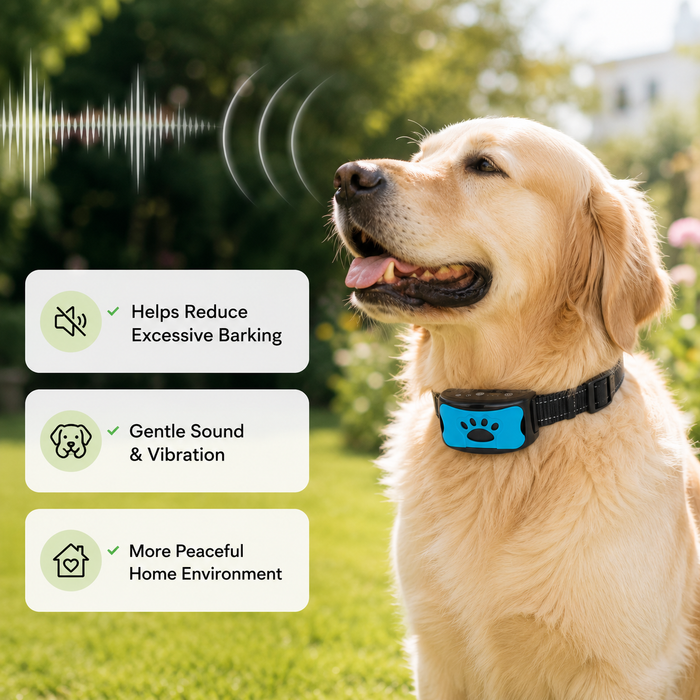 QuietPaws Gentle Anti-Bark Dog Collar