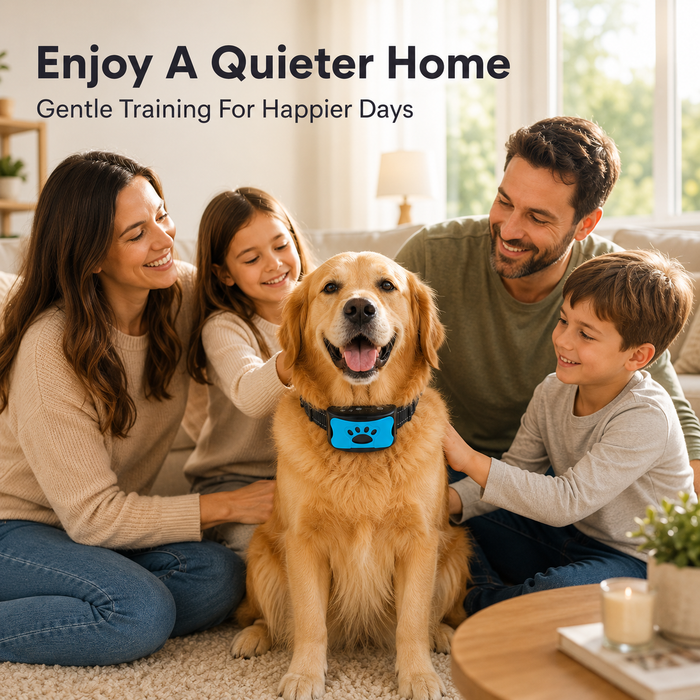 QuietPaws Gentle Anti-Bark Dog Collar