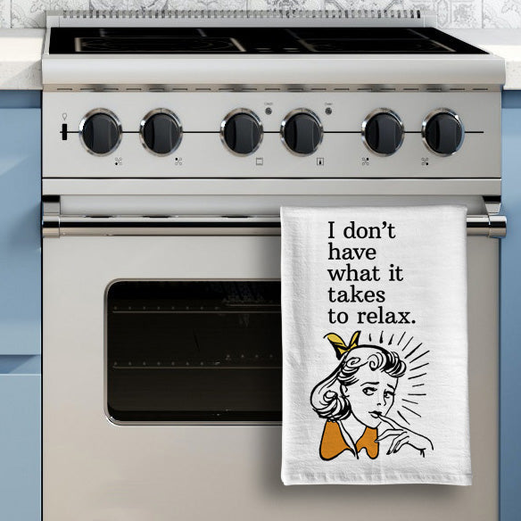 Retro Dark Humor Dish Towels - Set of 3