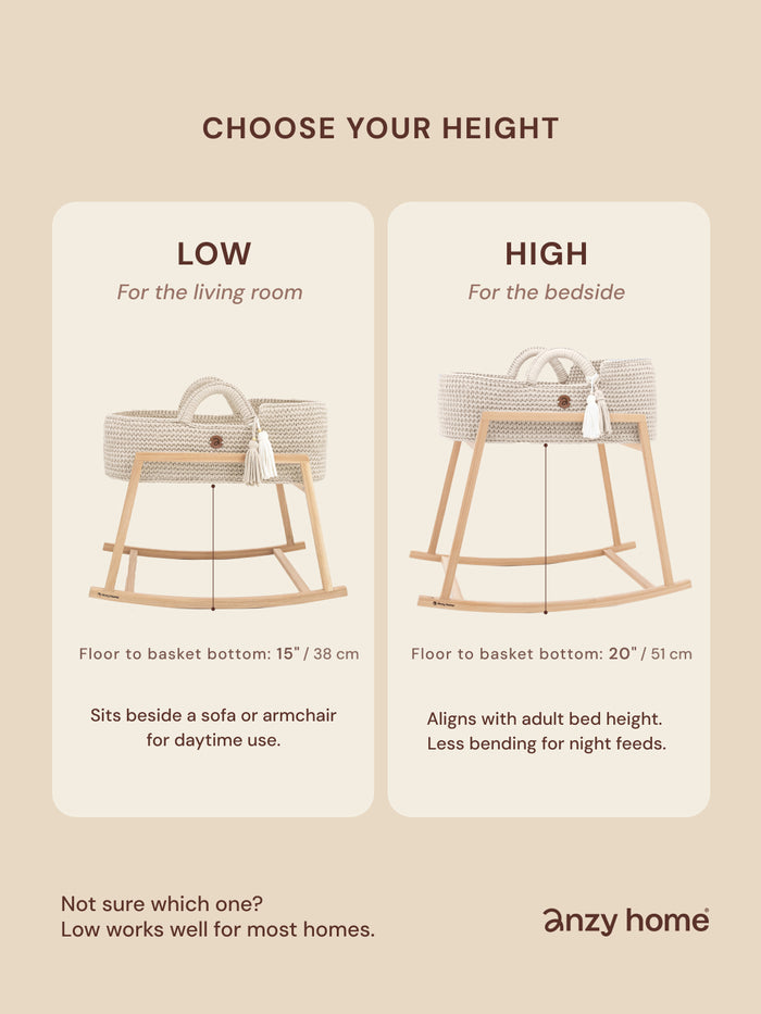 Rocking Stand for XL Baby Moses Basket
