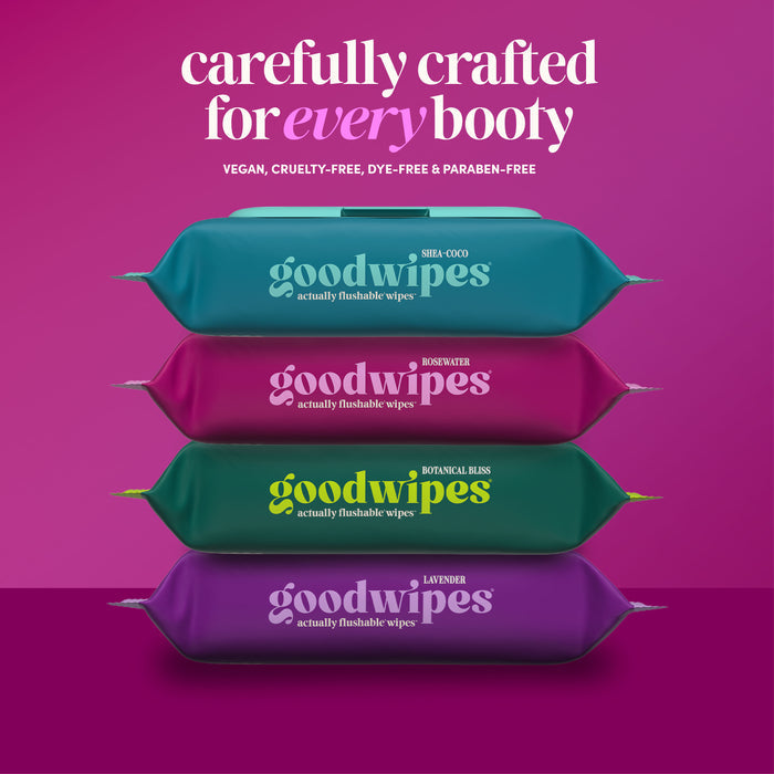 Rosewater goodwipes