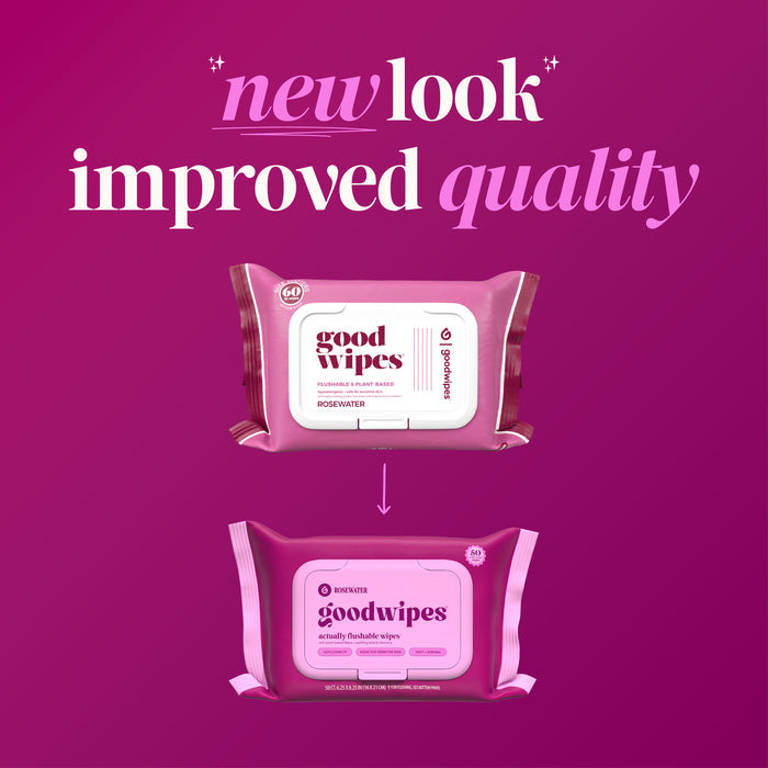 Rosewater goodwipes