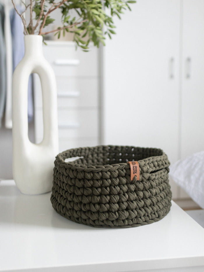 Round Soft Baskets with Handles
