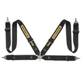 Sabelt 4-Point Steel Harness – 3" Shoulder / Lap Belts (Pull-Up) - BLACK