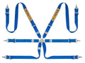 Sabelt 6-Point Steel Harness – 2" Shoulder / Lap Belts (Pull-Up) - BLUE