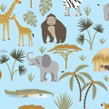 Safari Adventure Jungle Blue 12944-54