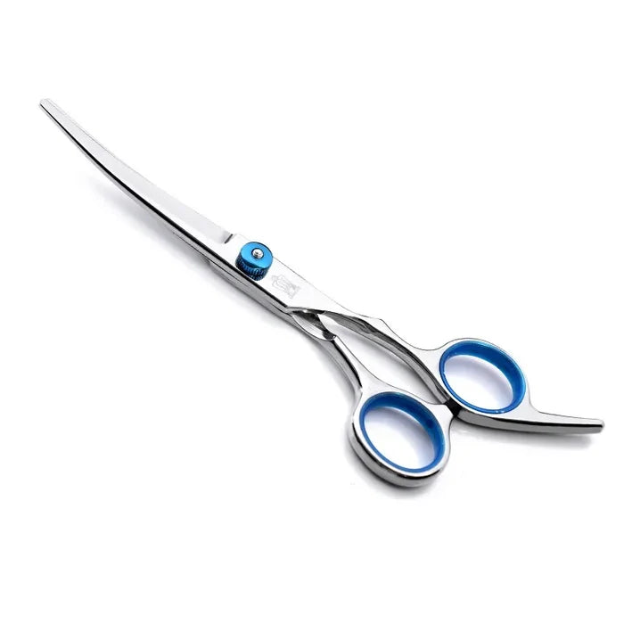 Curved-blade scissors