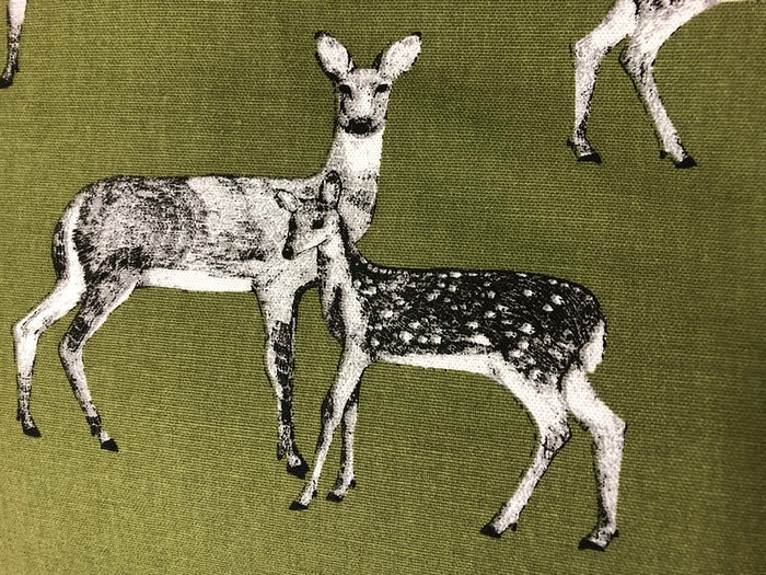 Sage Deer Print Dog Pet Bed – Luxury Comfort for Your Furry Friend - Dog Bed for dogs Snug and Cosy Pets