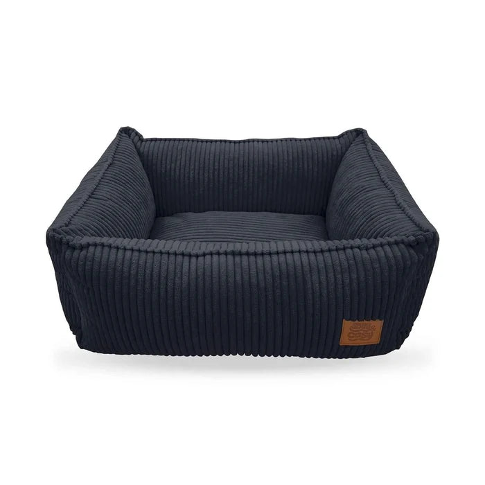 San Remo Chunky Cord Dog Bed with Removable Washable Cover - Pet Beds for dogs Snug and Cosy Pets