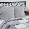 Sawyer Mill Black Fabric Euro Sham 26x26
