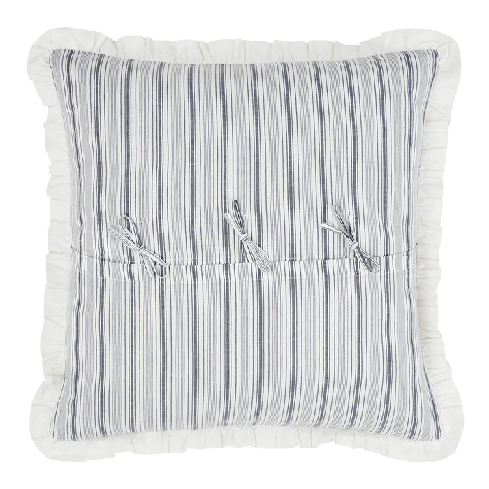 Sawyer Mill Black Fabric Euro Sham 26x26