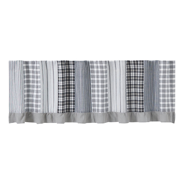 Sawyer Mill Black Patchwork Valance 19x72