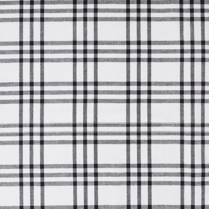 Sawyer Mill Black Plaid Balloon Valance 15x60