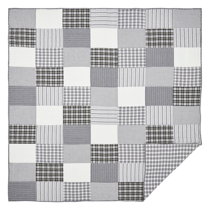 Sawyer Mill Black Queen Quilt 90Wx90L