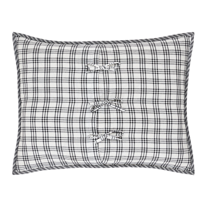 Sawyer Mill Black Standard Sham 21x27