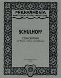 Schulhoff, E. - Concertino (Score) - FLUTISTRY