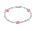 Enewton Signature Cross Sterling 3mm Bright Pink Bracelet