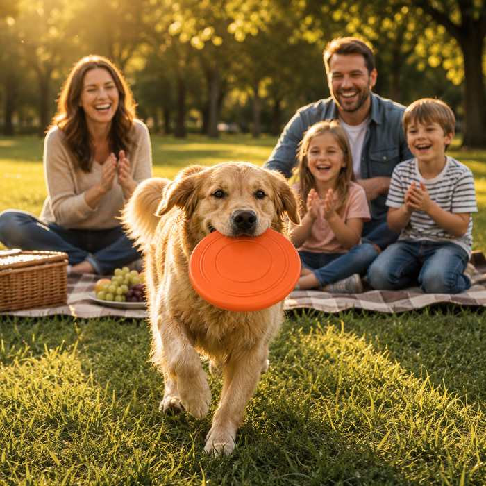 Silicone Flying Disc for Dogs