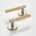 Silver Linear Lever Handle with Tip in Gold
