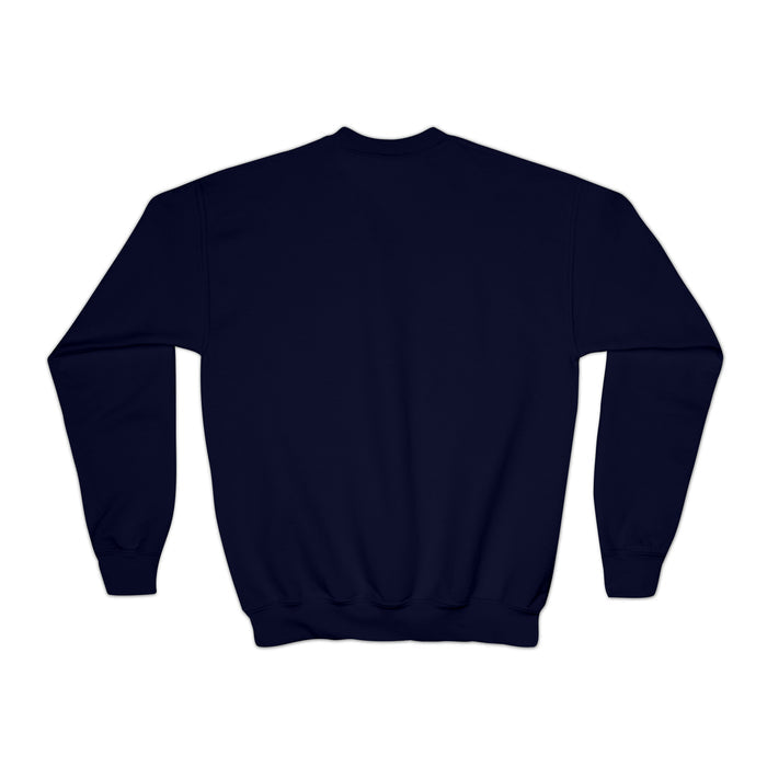 Skiing turtle youth Crewneck Sweatshirt