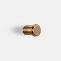 Small Brass Coat Hook in Antique