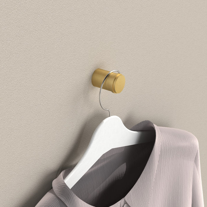 Brass Coat Hook in Gold - Small – product view 3