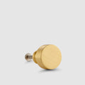 Small Round Brass Door Knobs in Gold